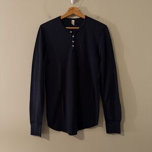 American Apparel Henley Thermal Dexter TV Series Morgan Kill Shirt Mens Medium